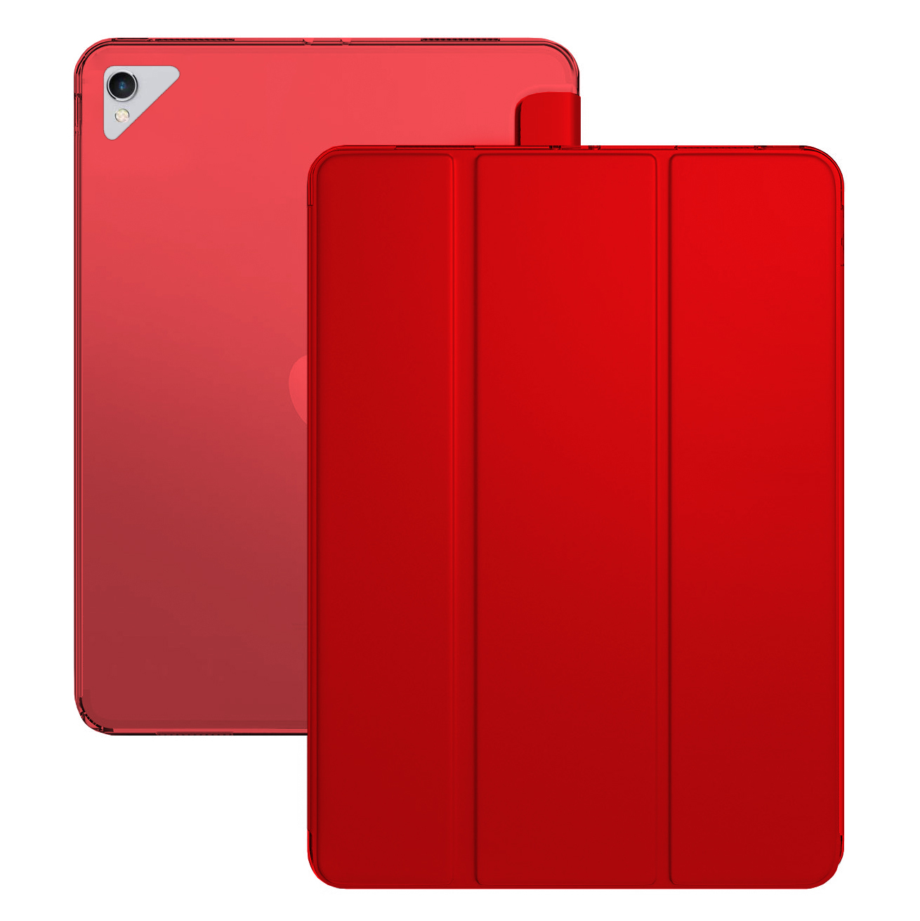 iPad%20Pro%2010.5%20inç%20Standlı%20Smart%20Cover%20Tablet%20Kılıf-Kırmızı
