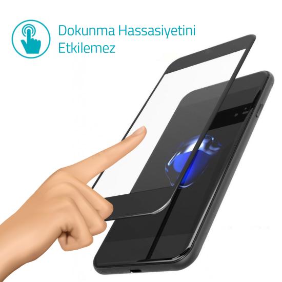 Bufalo Samsung Galaxy A10 Ekran Koruyucu 5D Temperli Cam Siyah