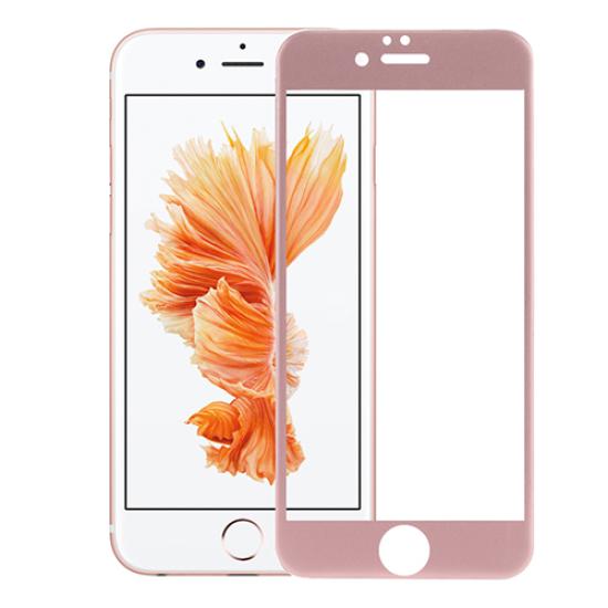 Bufalo iPhone 6 Plus/6s Plus Kavisli 4D Cam Ekran Koruyucu Rose Gold