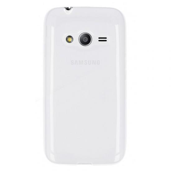 Samsung Galaxy Ace 4 (G313) Kılıf Soft Silikon Şeffaf Arka Kapak
