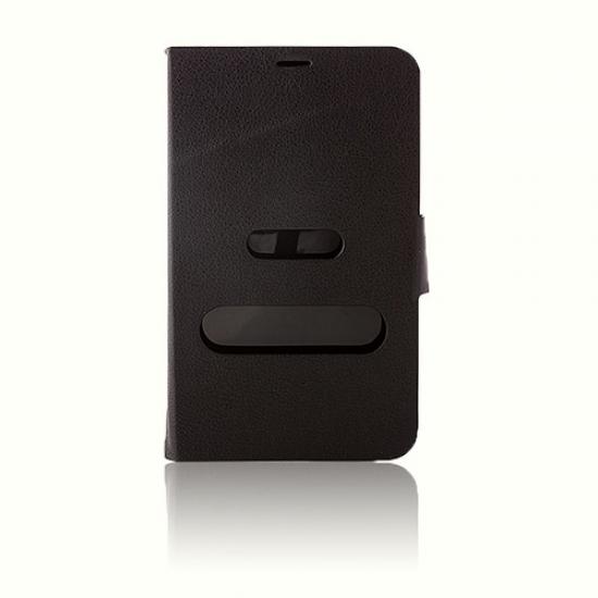Samsung Galaxy Tab 3 T210 7’’ Yan Kapaklı Standlı Kılıf Siyah