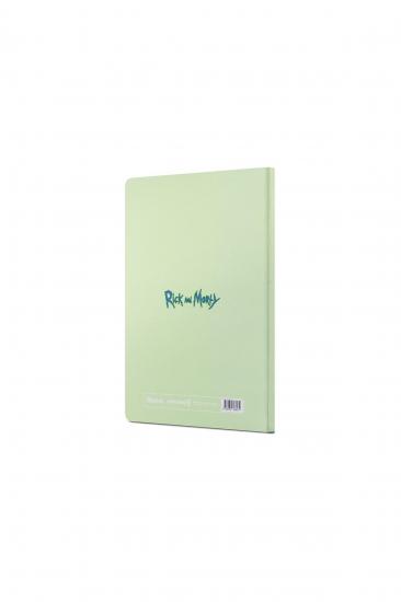 Mabbels Rick And Morty Sert Kapak Butik Defter Yılan Krem