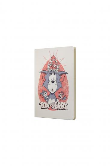 Mabbels Tom And Jerry Sert Kapak Butik Defter Krem