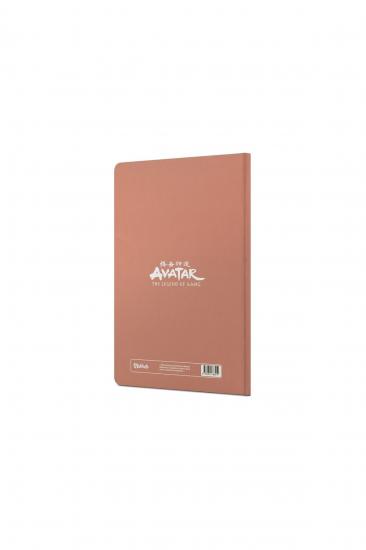 Mabbels Avatar Appa Ve Aang Sert Kapak Butik Defter Puce Rengi