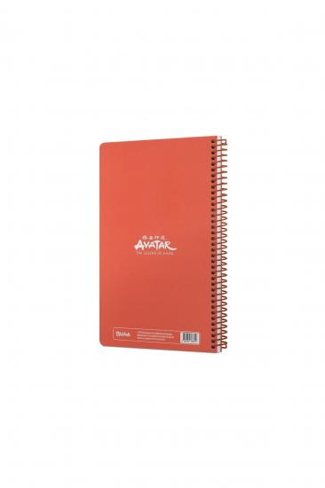 Mabbels Avatar Aang Spiralli Defter Kırmızı
