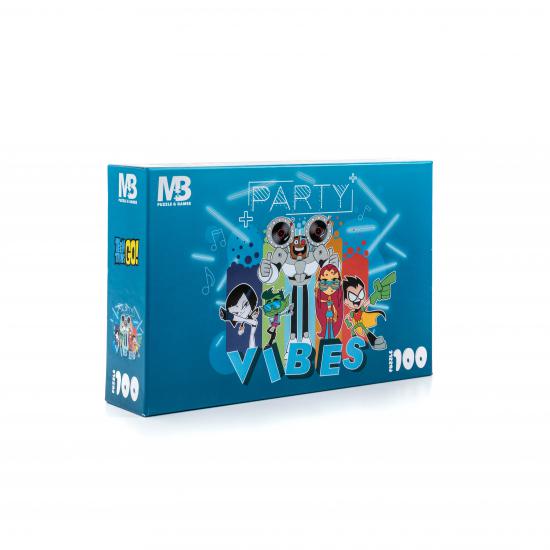 Mabbels Teen Titans Party Vibes 100 Parça Puzzle