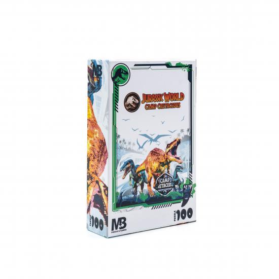 Mabbels Jurassic Park Jurassic World Camp Cretaceous 100 Parça Puzzle