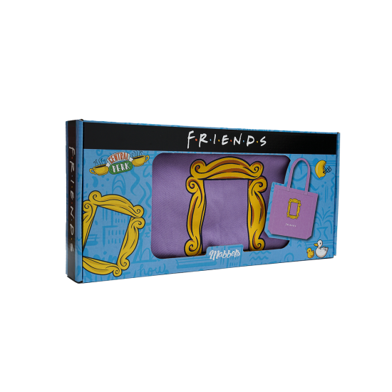 Mabbels Friends Çerçeve Bez Çanta Gabardin Lila