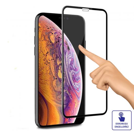 Bufalo iPhone 14 Pro Max Ekran Koruyucu 9D Temperli Cam - Siyah