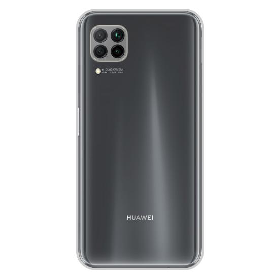 FitCase Huawei P40 Lite Kılıf Kamera Korumalı Silikon Şeffaf Arka Kapak