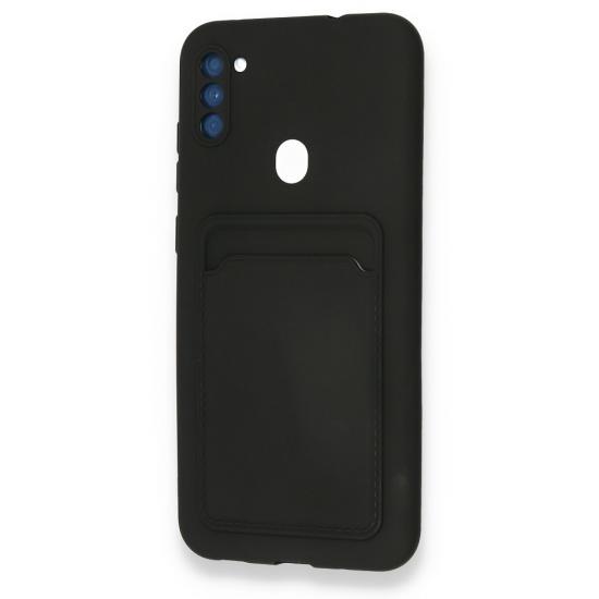 FitCase Samsung Galaxy A11 Cardy Soft Kartlık Cepli Silikon Kapak