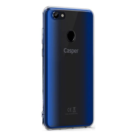 FitCase Casper VIA G3 Kılıf Kamera Korumalı Silikon Şeffaf Arka Kapak