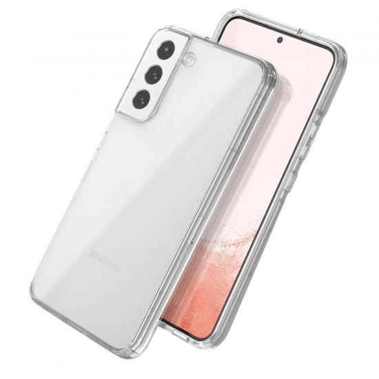 FitCase Samsung Galaxy S22 Kılıf Kamera Korumalı Silikon Şeffaf Arka Kapak