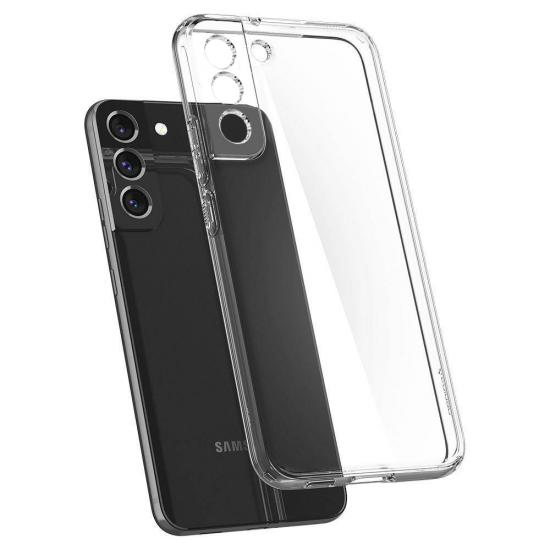 FitCase Samsung Galaxy S22 Kılıf Kamera Korumalı Silikon Şeffaf Arka Kapak