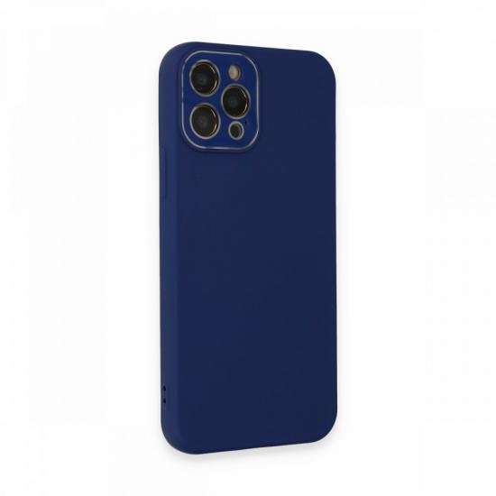 FitCase iPhone 12 Pro Max Glass Kamera Korumalı Lansman Silikon Kapak