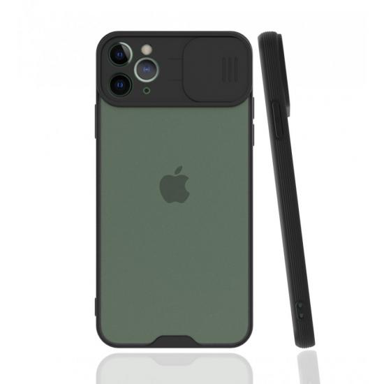 iPhone 11 Pro Kılıf Kamera Koruma Kapaklı Platin Matte Silikon Arka Kapak