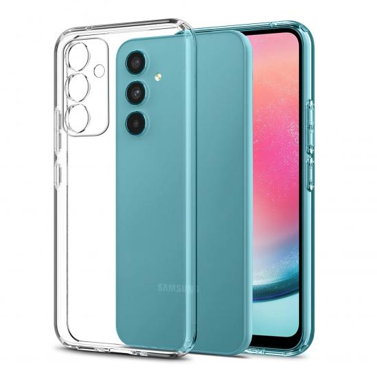 FitCase Samsung Galaxy A24 Kılıf Kamera Korumalı Silikon Şeffaf Kapak