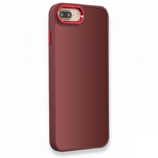 iPhone 7 Plus / 8 Plus Kılıf Freya Lazer Lens Kamera Çerçeveli Silikon Kapak