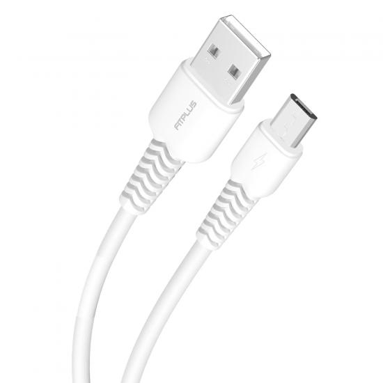 FitPlus Bianca B421 USB - Micro USB Flex Şarj Kablosu 2.4A 1mt