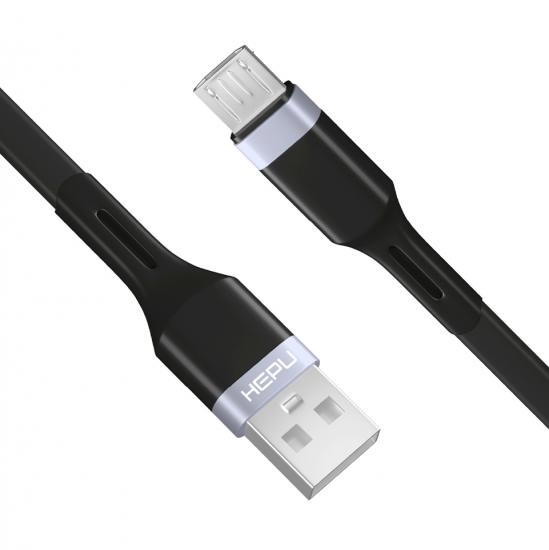 HEPU HP-411 Intelligent USB - Micro USB QC3.0 3.1A Şarj Kablosu 1mt