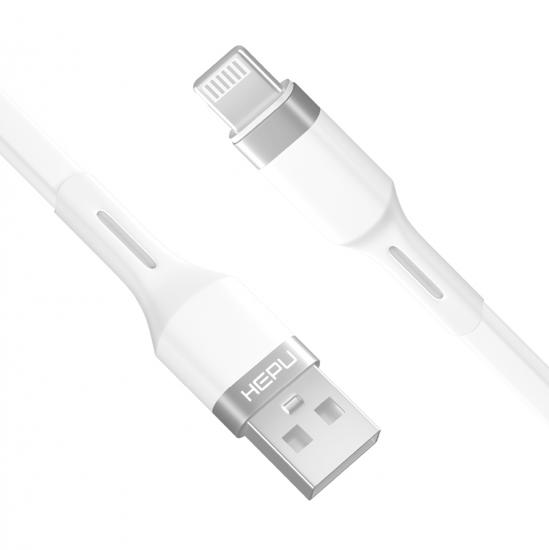 HEPU HP-413 Intelligent USB - iPh Lightning QC3.0 3.1A Şarj Kablosu 1mt