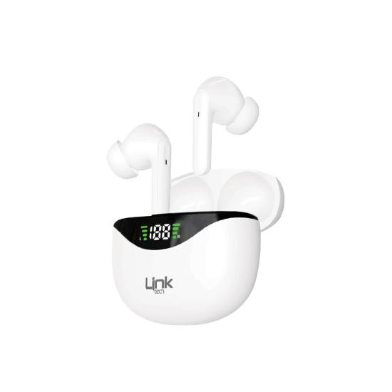 LinkTech S21 TWS Smart Wireless Bluetooth Kulak İçi Kulaklık Beyaz