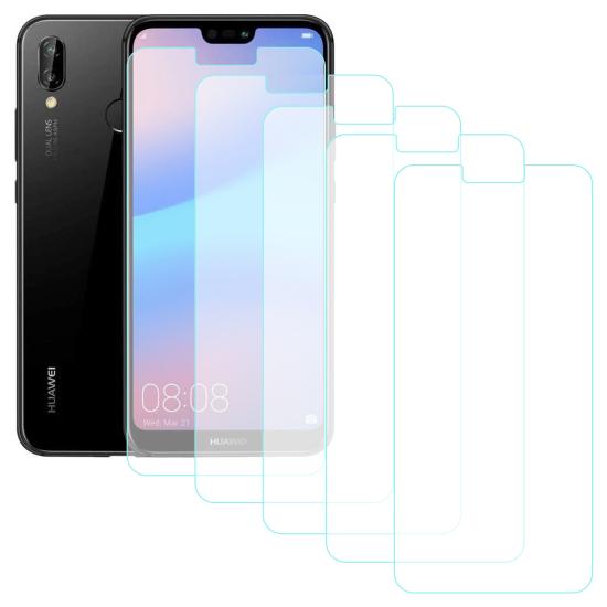 Notech Huawei P20 Lite Temperli Cam Ekran Koruyucu 5li Eko Paket