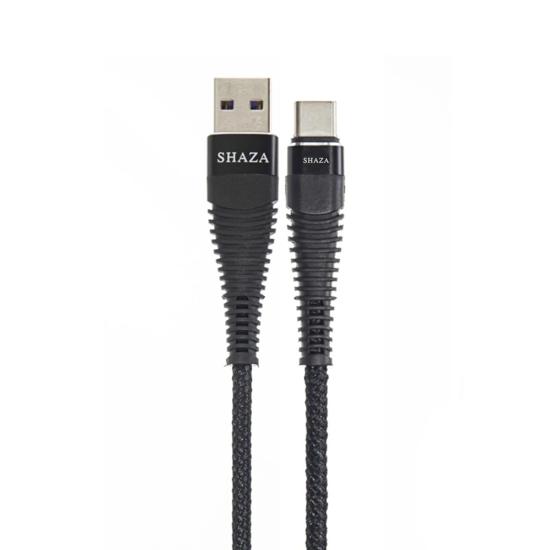 Shaza SG2005UT USB - Type-C 5A 100W 1m Örgü Hızlı Şarj Kablosu