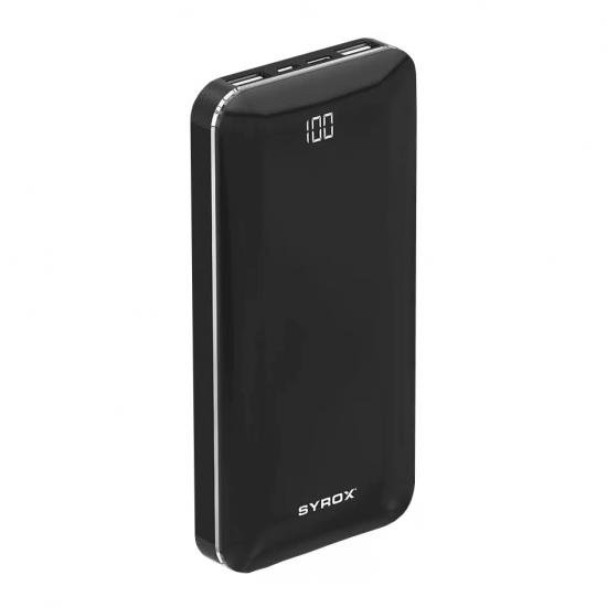 Syrox PB122 10000 mAh Powerbank Led Ekranlı Taşınabilir Batarya