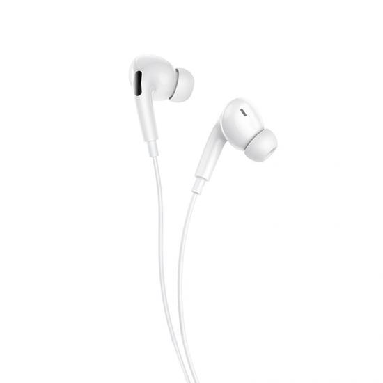 Tonex D4 Bass Earphones Mikrofonlu Kablolu Kulak İçi Kulaklık 3.5mm - Beyaz