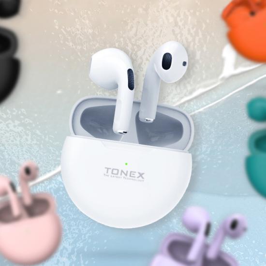 Tonex TX-440 TWS Kablosuz Kulak İçi Bluetooth Kulaklık - Beyaz